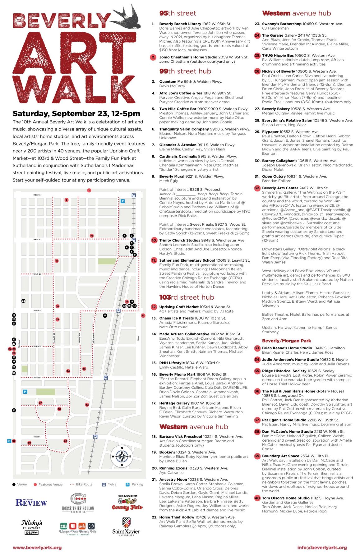 Beverly Art Walk Map 2023 Community News