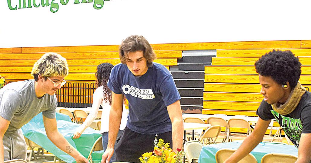 School serves seniors feast