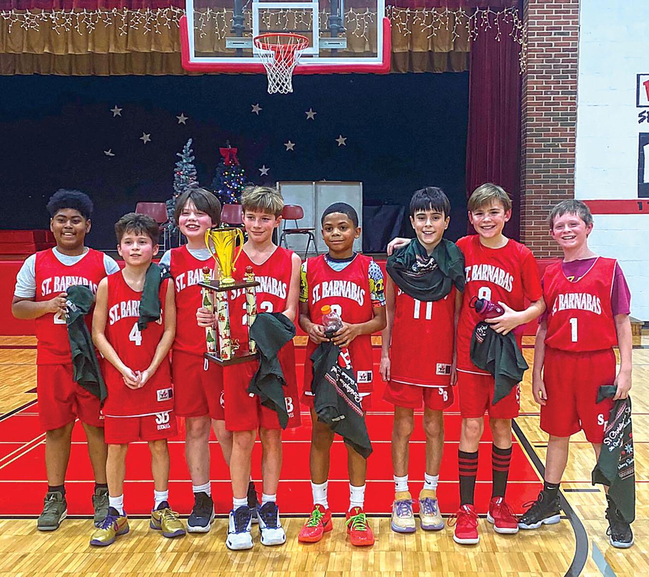 St. Barnabas wins Christmas tournament Sports