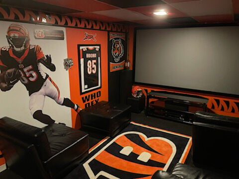 I just spotted the perfect colors!  Chicago bears room, Chicago bears  colors, Chicago bears man cave