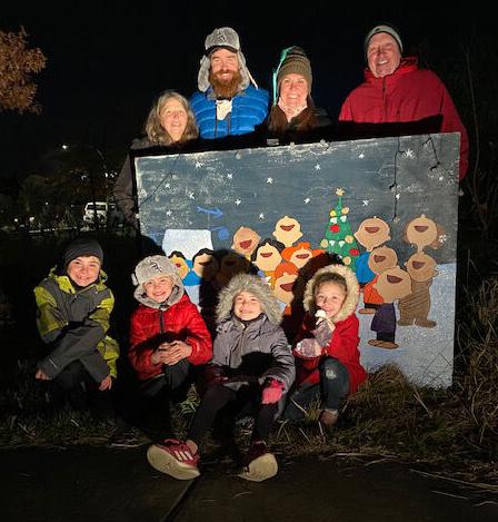 Peanuts characters brighten holiday season