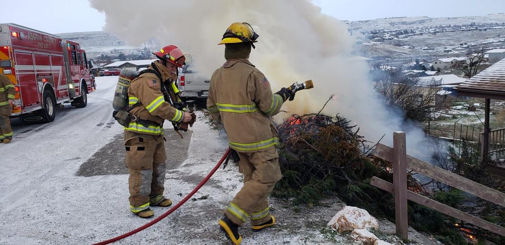 Asotin County Fire Crews Knock Down Brush Fire in Area of Crestview