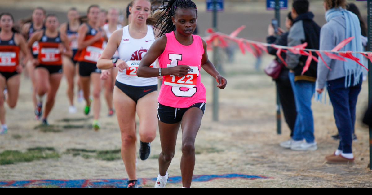 Damaris Kibiwot Sets The LC State Freshman 5k Record on Saturday