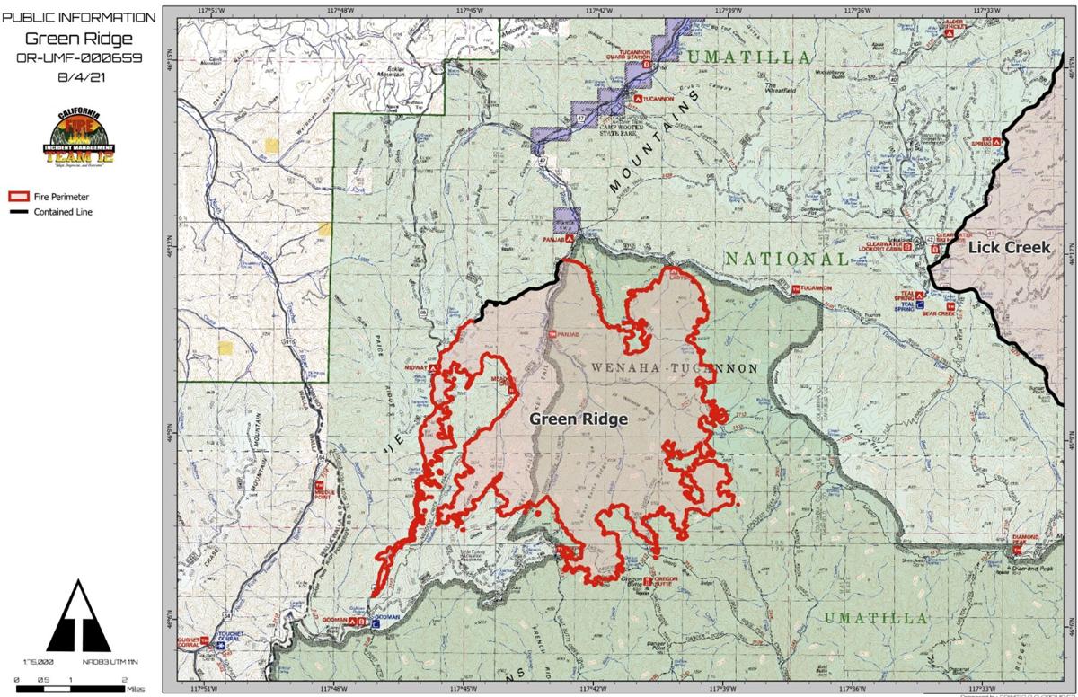 Green Ridge and Lick Creek Fires Now Estimated at Over 92,000 Combined