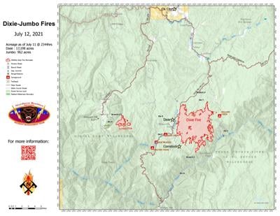 Dixie Fire Grows 1 000 Acres Since Previous Update Now Estimated At 13 800 Acres With 0 Containment Idaho Bigcountrynewsconnection Com