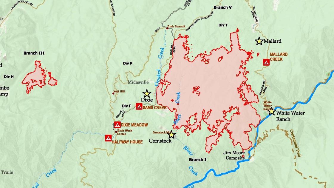 Dixie Fire Now Over 19 000 Acres Still 0 Contained Idaho Bigcountrynewsconnection Com