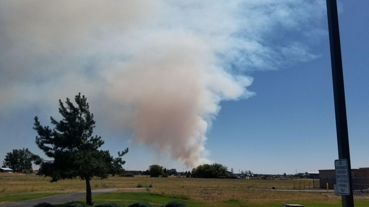 Bartholomew Fire Near Medical Lake Estimated at 100 Acres and