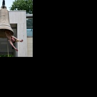 A dancer performed in the 'Seaworld Venice' by Austrian artist and choreographer Florentina Holzinger