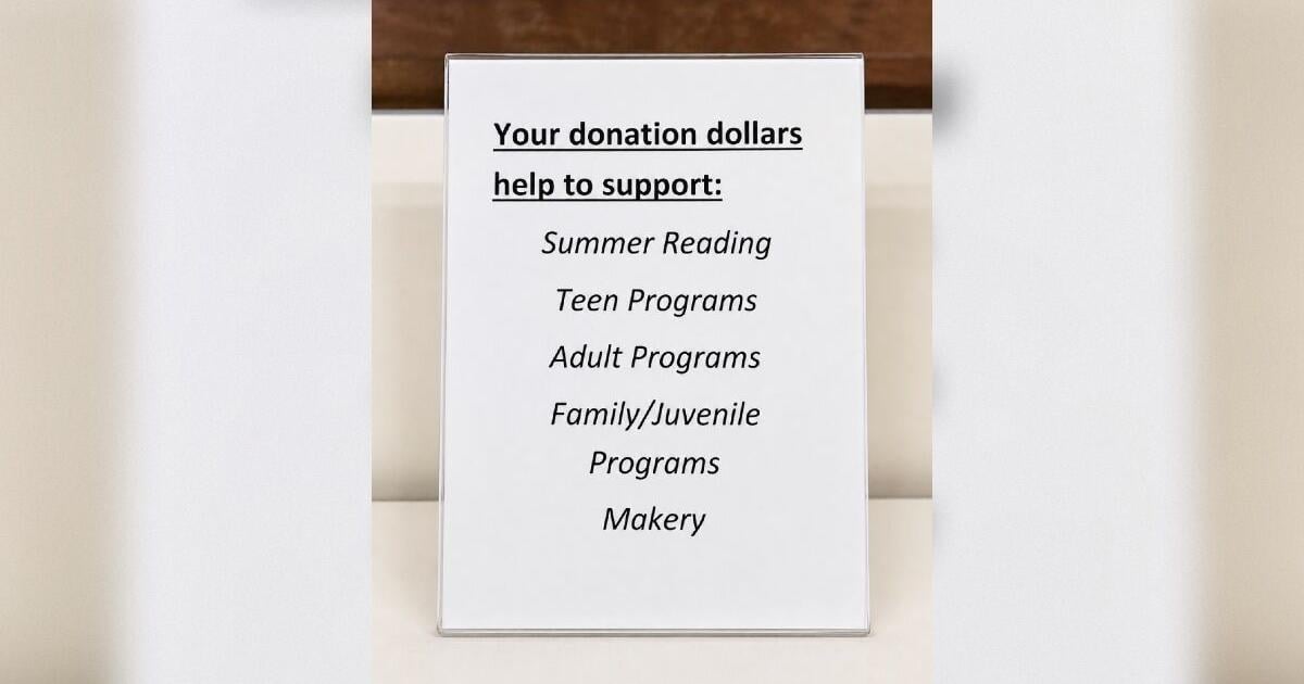 Lewiston Library Book Sale Supports Funding Many Community Programs