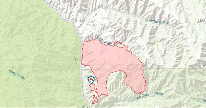 4,000+ Acre Jones Creek Fire Burning North of Pittsburg Landing 50% Contained