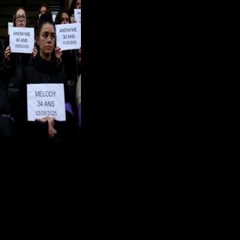 Protesters gathered in cities across France, including in Bordeaux in the south to demonstrate against violence against women