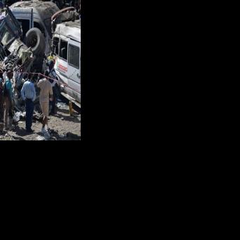 Highway bomb attack kills 10 ahead of Colombia election