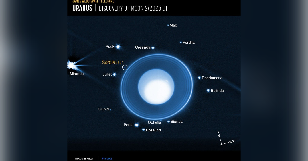 University of Idaho Professor Helps Discover New Moon Orbiting Uranus