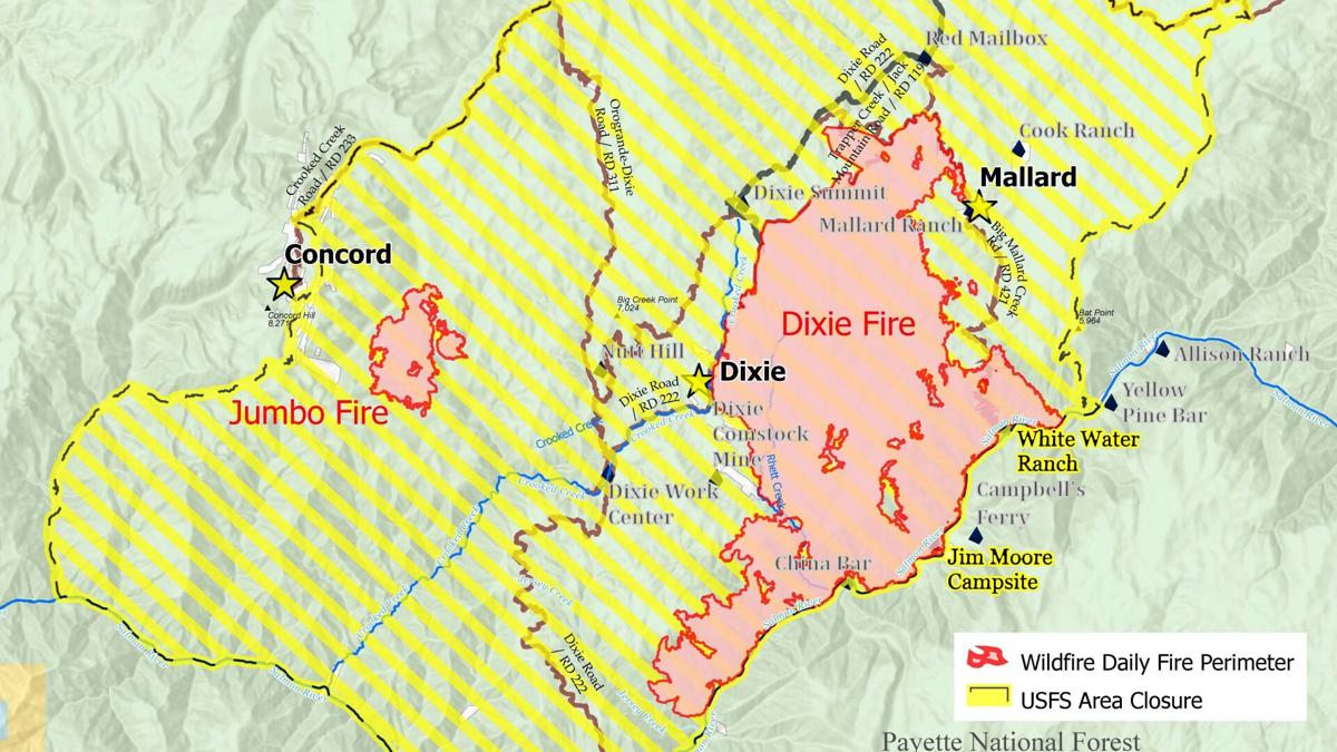 Map Of Fires In Idaho 2022