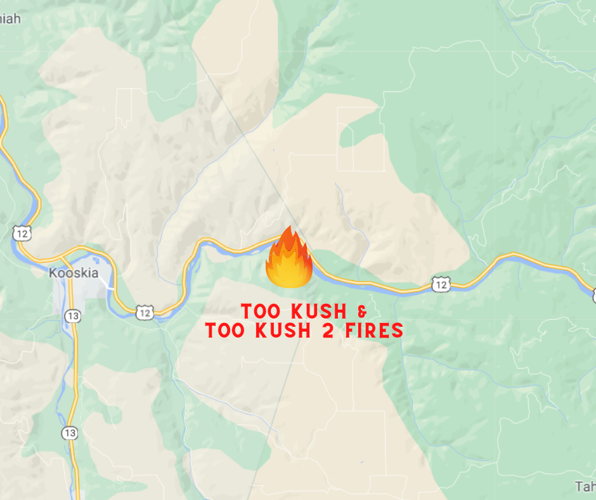 Fire Update Too Kush 2 Fire East of Kooskia Now Reportedly 40