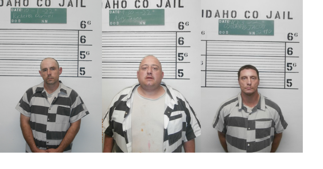 Idaho County Sheriff’s Office Makes Three Felony Arrests Over the Weekend