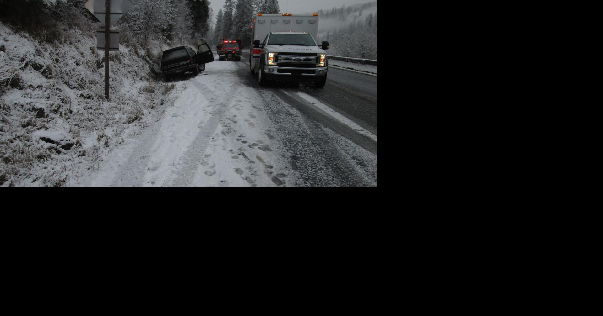 Nezperce Woman Hospitalized Following Single Vehicle Accident on US12