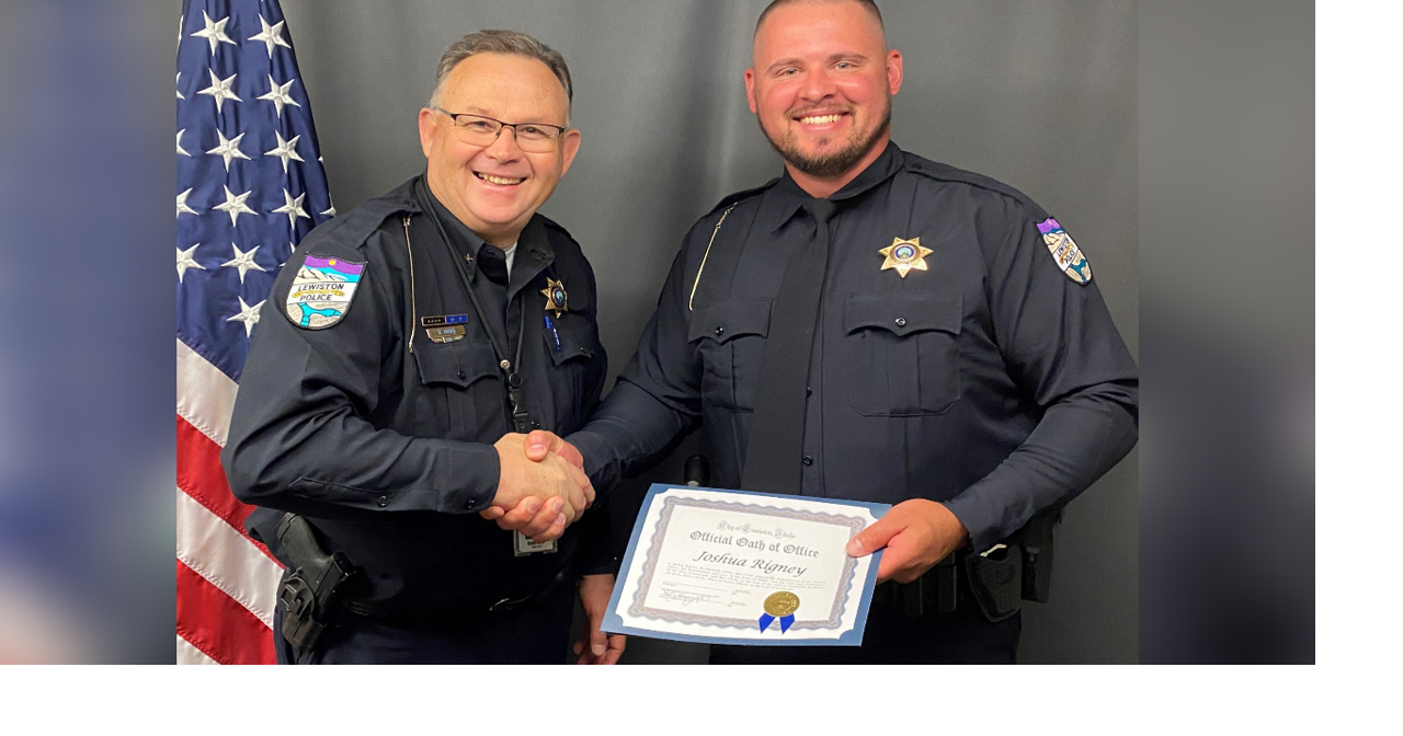 Lewiston Police Department 3rd Generation Police Officer Josh