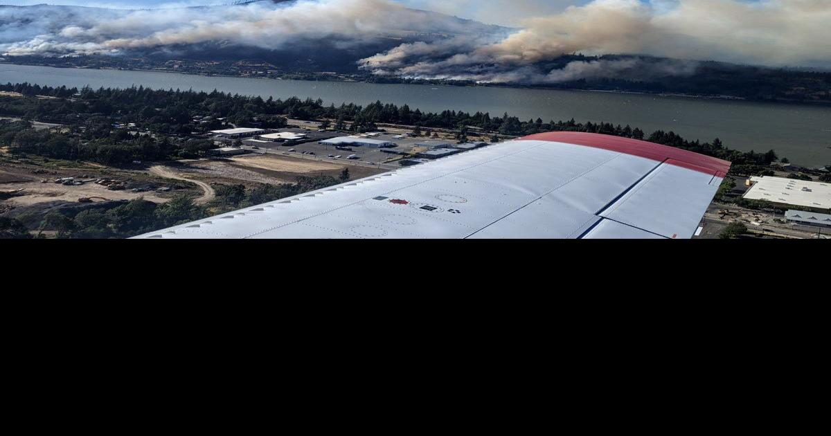 Tunnel 5 fire from plane
