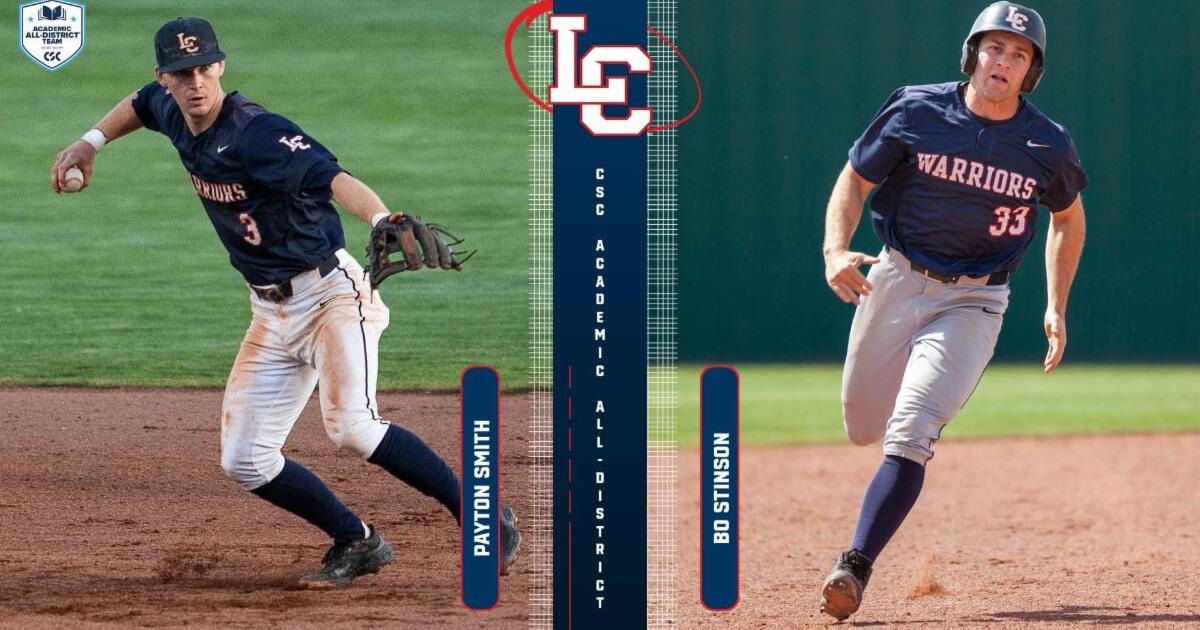Smith and Stinson Tabbed CSC Academic All-District