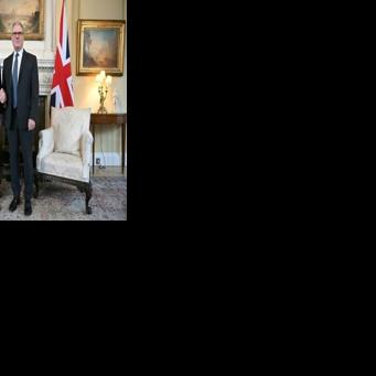 Syria's President Ahmed al-Sharaa is welcomed by Britain's Prime Minister Keir Starmer for talks at 10 Downing Street in central London