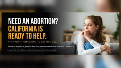 Newsom Abortion Billboard