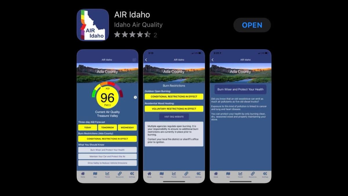 Idaho Deq Releases Mobile App Providing Real Time Air Quality Information To The Public Idaho Bigcountrynewsconnection Com