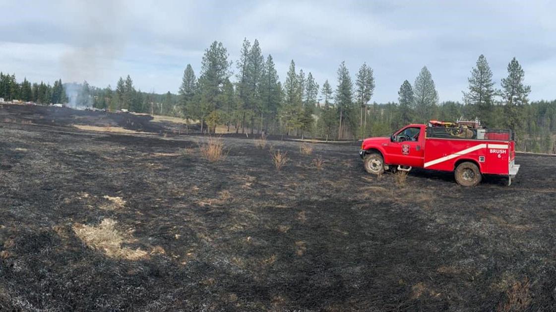 Friday Afternoon Wildland Fire Near Kamiah Burns One Structure, Eight