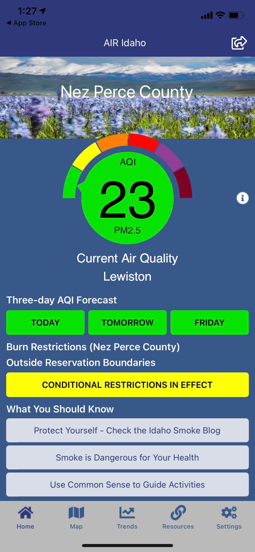 Idaho Deq Releases Mobile App Providing Real Time Air Quality Information To The Public Idaho Bigcountrynewsconnection Com