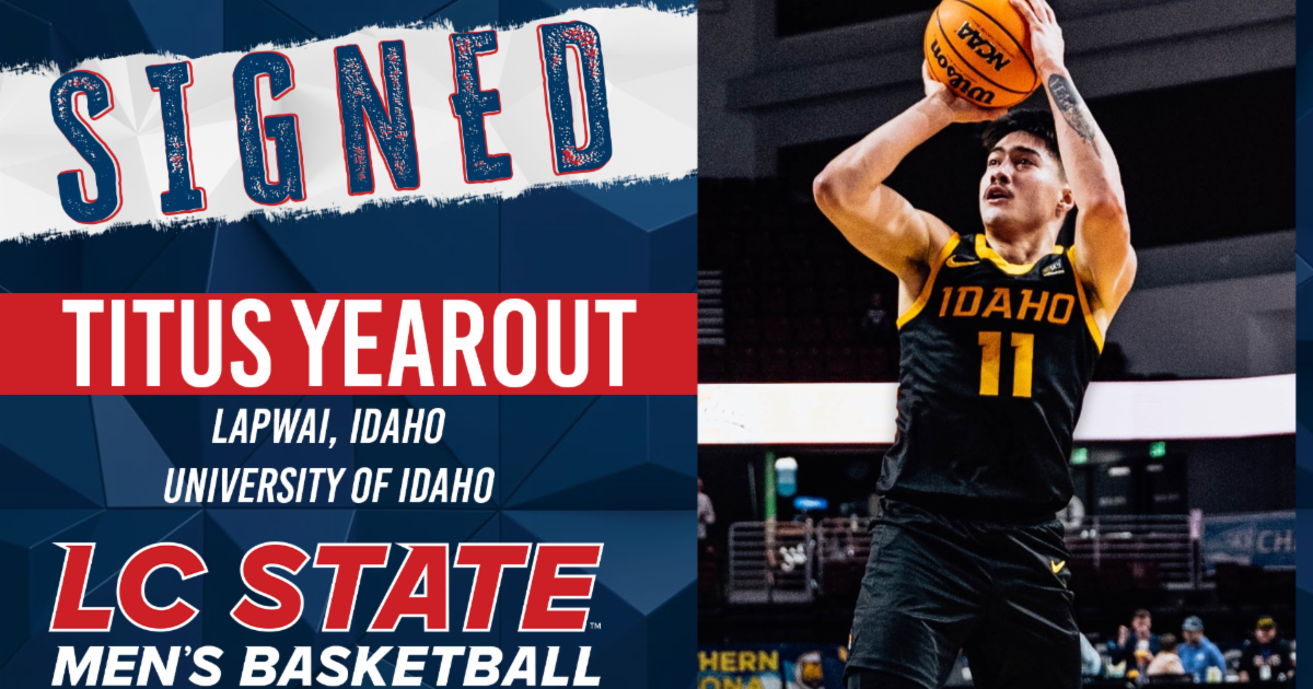 Lapwai’s Titus Yearout Inks with ﻿LC State Men’s Basketball