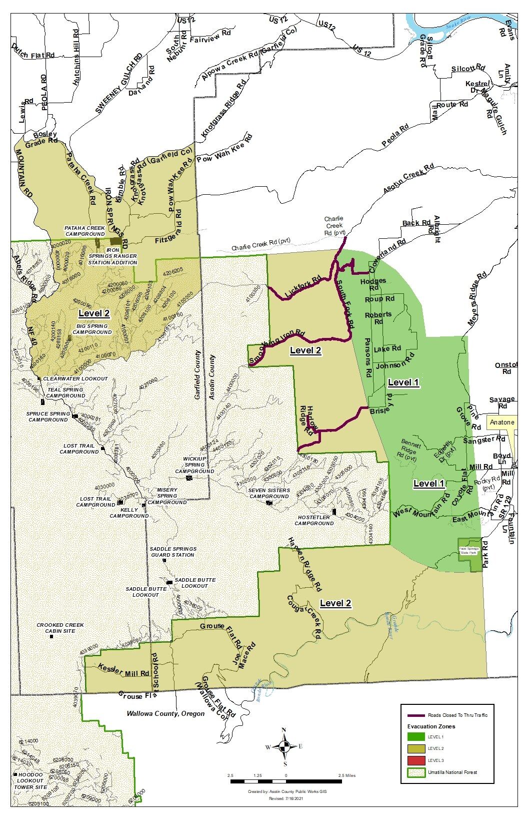 Asotin County Fire Update: Silcott Fire Now 80% Contained With No ...