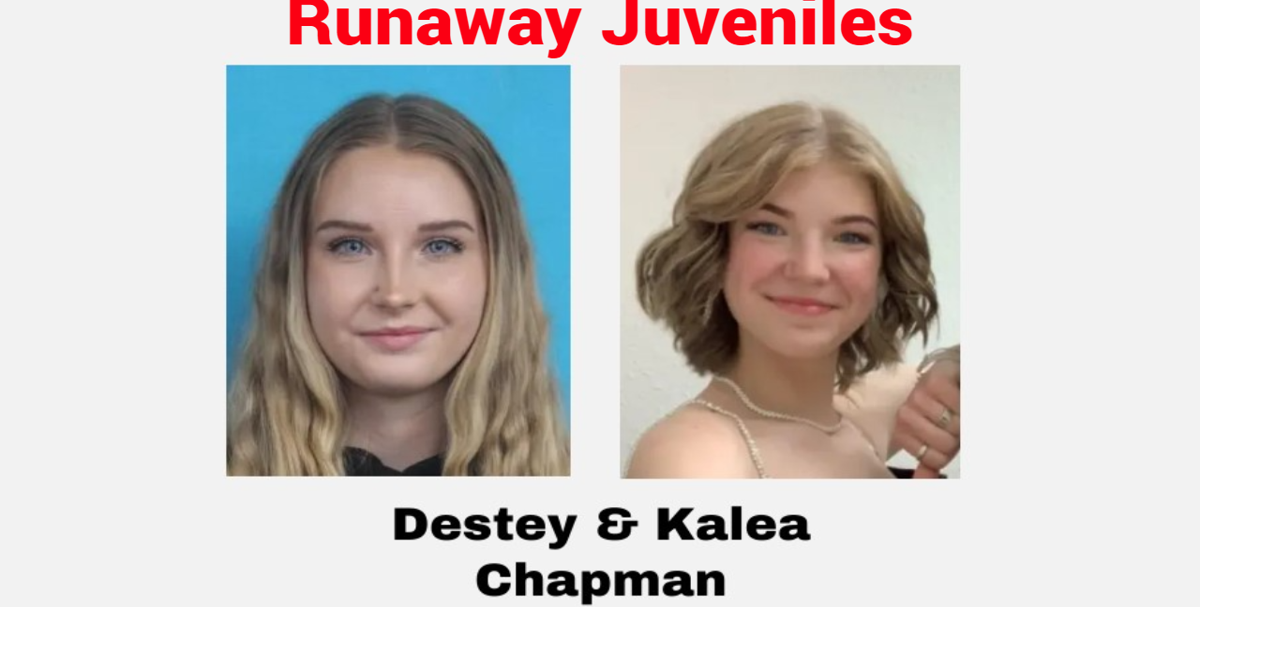 Idaho County Sheriff’s Office Attempting to Locate Pair of Runaway Juveniles