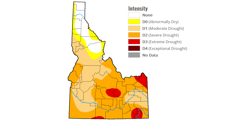 Spring Precipitation Gains not Likely to Pull Southern Idaho out of Drought