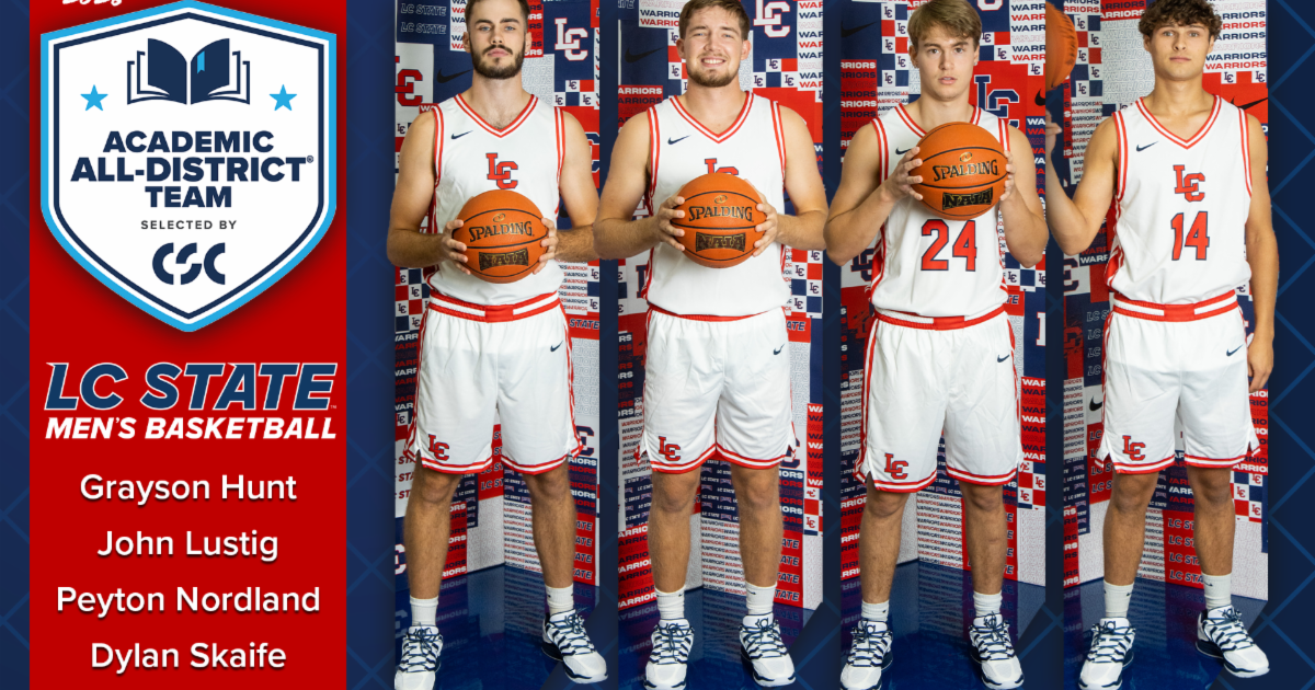 Four LC State Men’s Basketball Players Earn CSC Academic All-District Honors