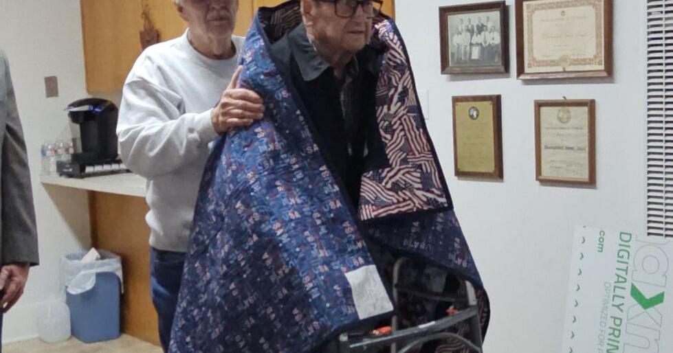 Vietnam Veteran Hugh Schafer Honored with Quilt of Valor