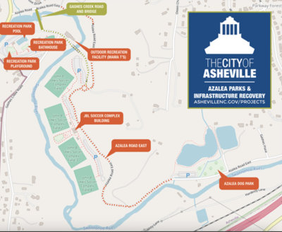 Plans underway to rebuild damaged Azalea Road recreation hub | News ...