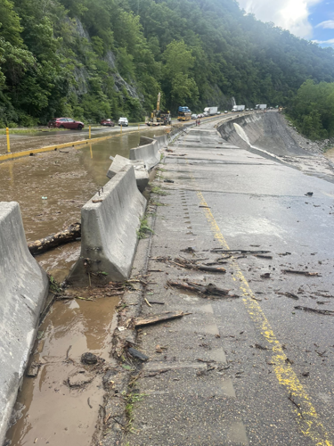 I-40 to be closed at least two weeks following flood and rockslide ...