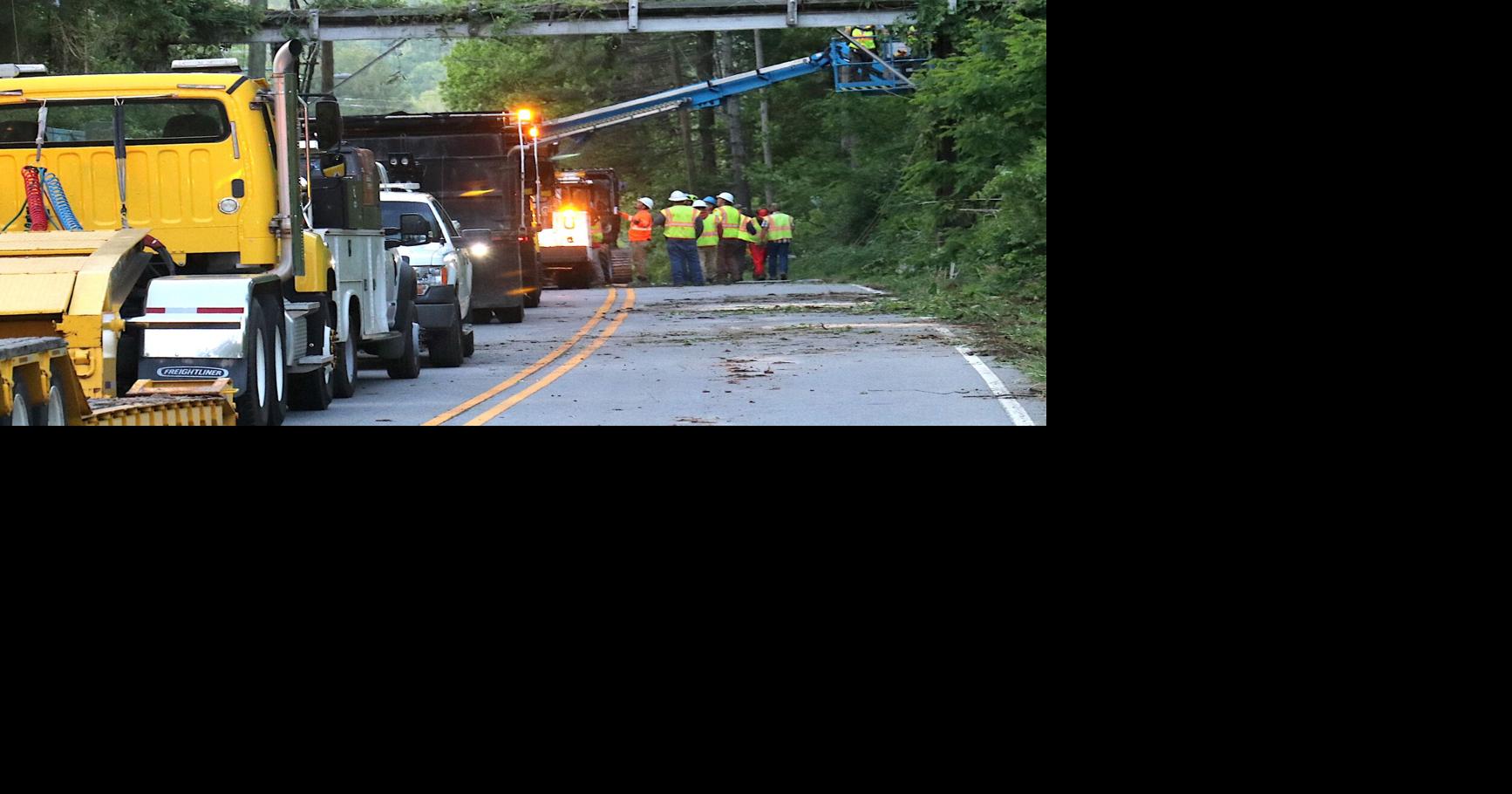 Here yesterday, gone today: Weaverville's historic footbridge demolished