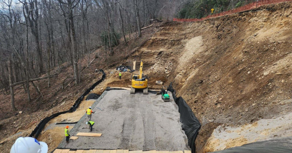 Construction on Blue Ridge Parkway between Mount Mitchell, Little Switzerland this summer