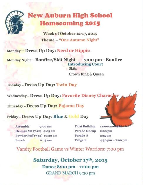 New Auburn Homecoming Activities Bloomeradvance Com