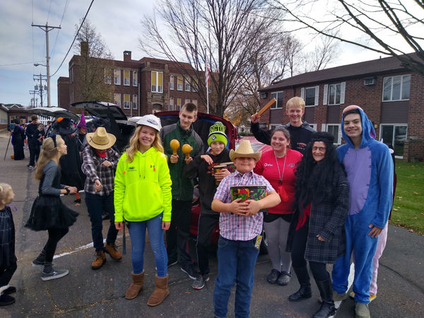 St. John's Lutheran Church Holds Trunk or Treat