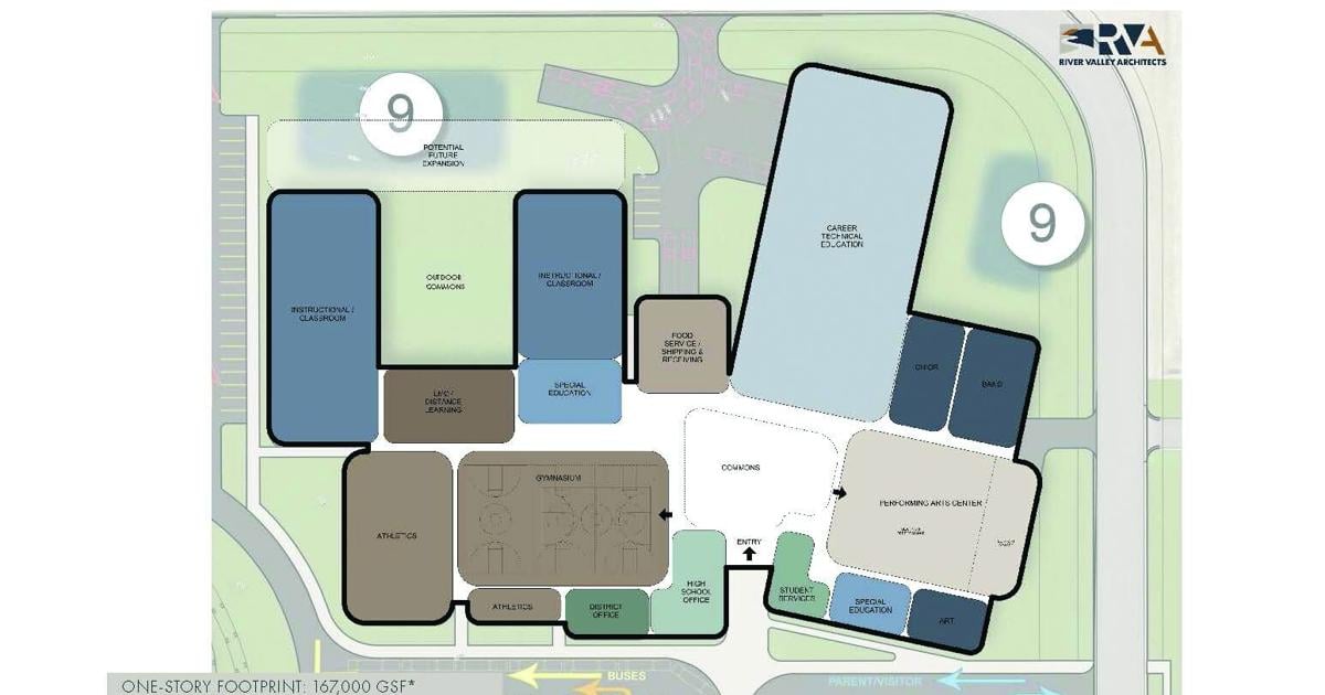 Bloomer School District Shares Conceptual Plans For New High School