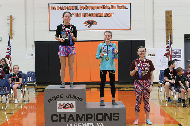 Turner Czekalski Wins 4th Speed Rope Jump Grand Championship Front
