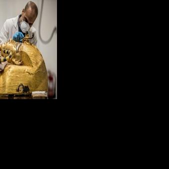 Egyptian conservators give King Tut's treasures new glow