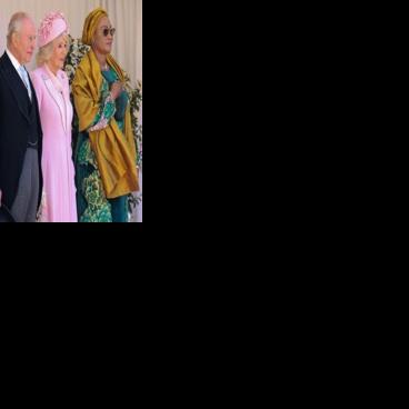 Nigerian president meets royals on 'historic' UK state visit