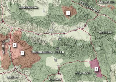 Desolation Unit Oregon Map Welcome To Grant County In The Heart Of Eastern Oregon | News |  Bluemountaineagle.com