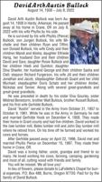 Obituary: David Arth Austin Bullock