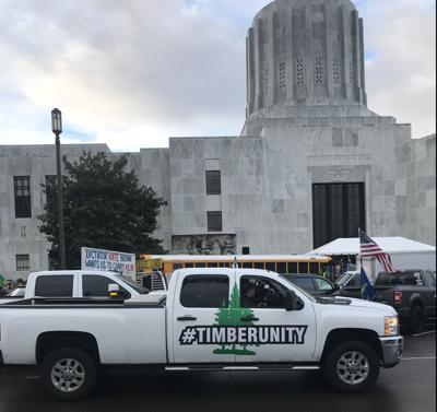 Grant County resident joins convoy to cap and trade protest
