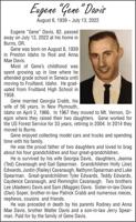 Obituary: Eugene “Gene” Davis