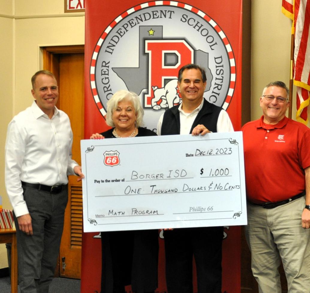 Phillips 66 Donates to Borger ISD Math Program News